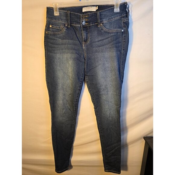 Torrid 3 Button High Waist Stretch Jeans Jeggings Womens Size 12 tall Long - Picture 1 of 3